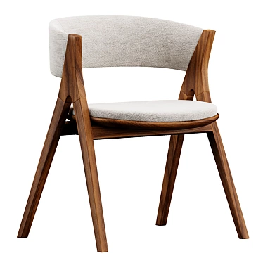 Modern Bonaldo Remo Chair: Stylish Sophistication 3D model image 1 