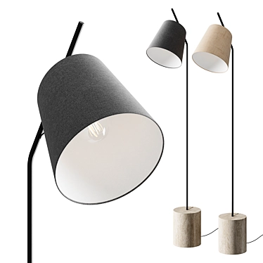 Cattelan Italia Floor Lamp - KARIBU 3D model image 1 