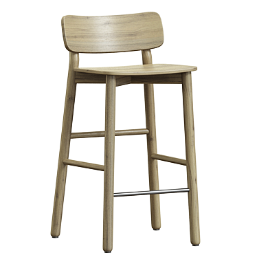 Translated Description: Skagerak Hven Bar Stool

 Scandi Chic Bar Seating 3D model image 1 