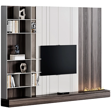 TV Wall Collection: High-Quality Models 3D model image 1 