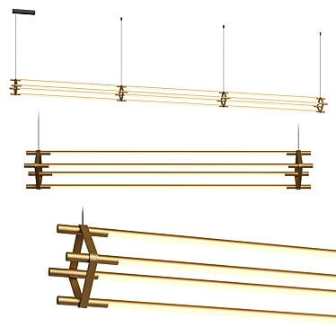 Title: Sleek FOTUBES Pendant Lights 3D model image 1 