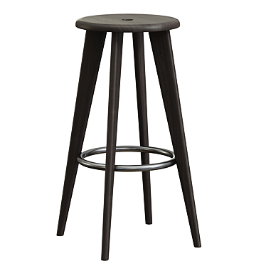 Modern French Design Bar Stool 3D model image 1 