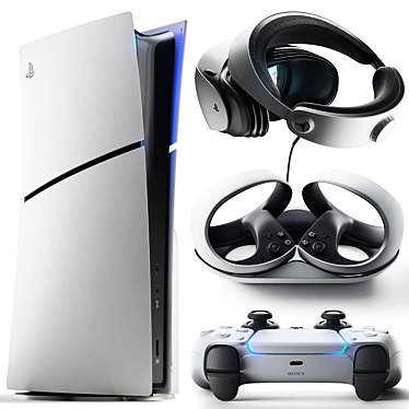 PS5 Slim VR Collection - Interactive Entertainment Bundle 3D model image 1 