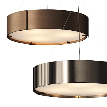 Modern Art Chandelier Pendant Lamp 3D model image 1 