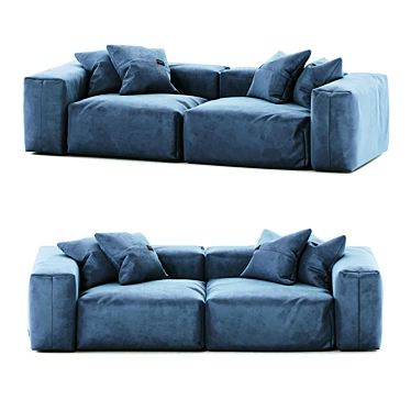 Modular sofa with pillows