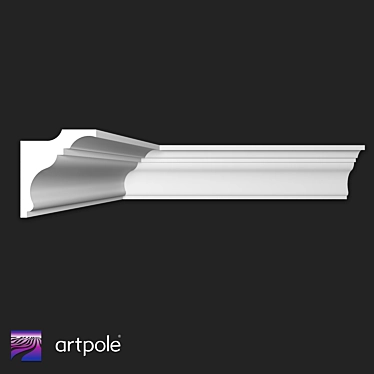 Gypsum Cornice SKTL66 3D model image 1 