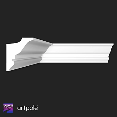 Gypsum Cornice SKTL80 3D model image 1 