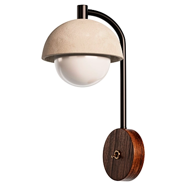 Modern Wall Lamp Wella 3D model image 1 