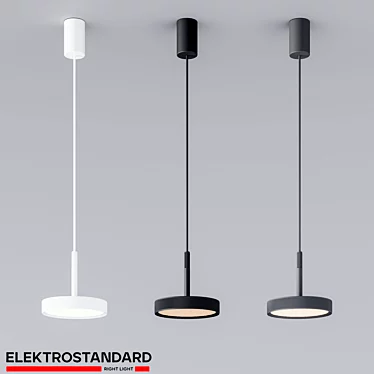 Elektrostandard Plate Pendant Light 3D model image 1 