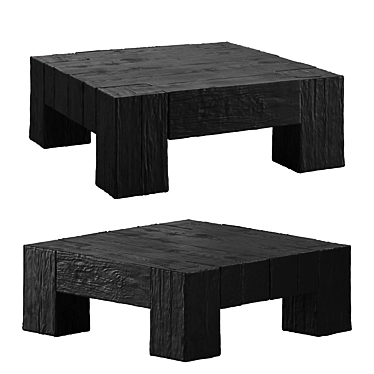 Sleek Ubud Coffee Table 3D model image 1 