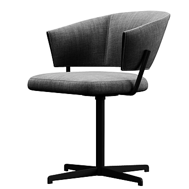 Modern Ergonomic Bahia Office Chair 3D model image 1 