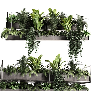 High-Quality Indoor Hanging Plant 3D model image 1 