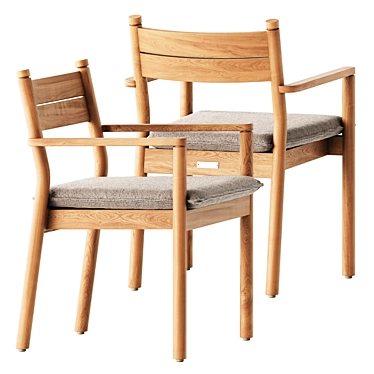 Apache Chair: Stylish Seating Solution 3D model image 1 