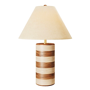 Sleek Modern Anuel Table Lamp 3D model image 1 