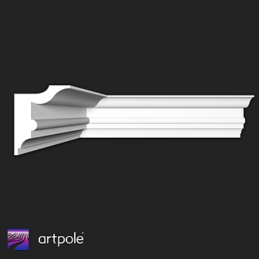 Gypsum Cornice SKTL103 3D model image 1 