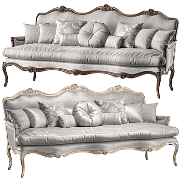 Louis Antique Sofa Art 245 3D model image 1 