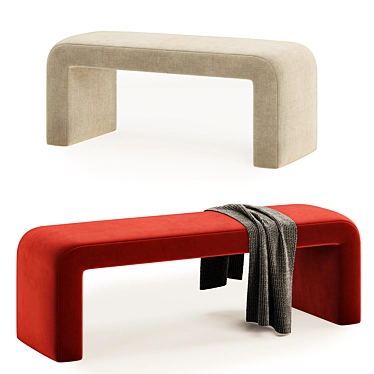 Versatile Sophia Bench Set 3D model image 1 