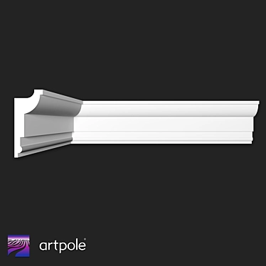 Modern Gypsum Cornice SKTL113 3D model image 1 