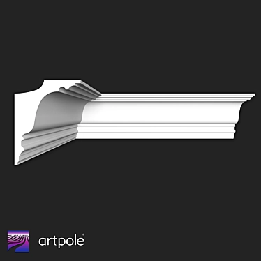 Gypsum Cornice SKTL158 3D model image 1 