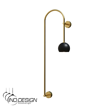 Inodesign Heimir 44.8014 Brass Pendant 3D model image 1 