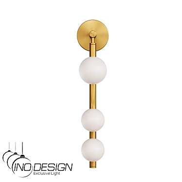 Inodesign Doll Gold Pendant Light 3D model image 1 