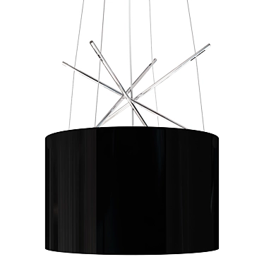 Elegant Flos Ray Pendant Light 3D model image 1 