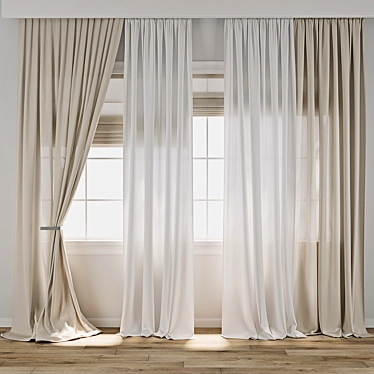  3ds Max Curtain 926 3D model image 1 