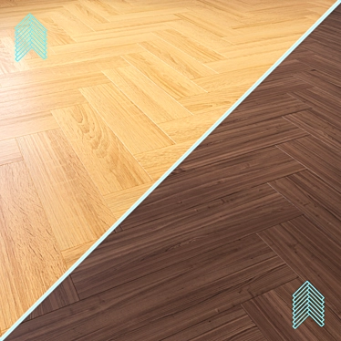 Premium Modular Wood Floor 3D model image 1 