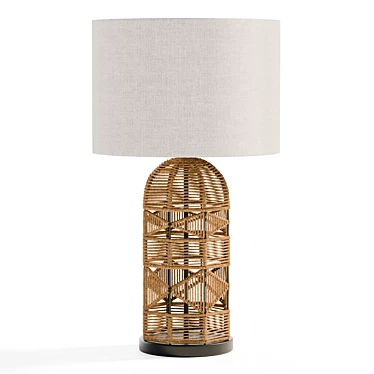 Sleek Peckham Light Table Lamp 3D model image 1 