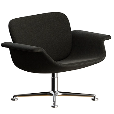  Knoll Swivel Lounge Chair Pair 3D model image 1 