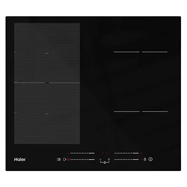 Modern Induction Hob - HAFRSJ64MC 3D model image 1 