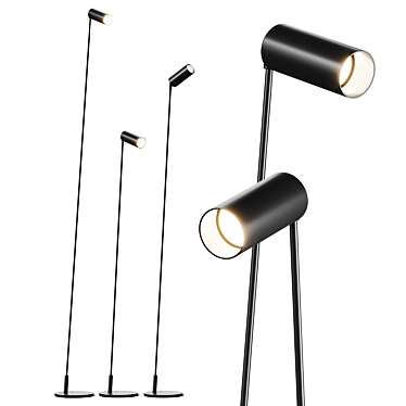 Modern Reach Floor Lamp, Jos Muller 3D model image 1 