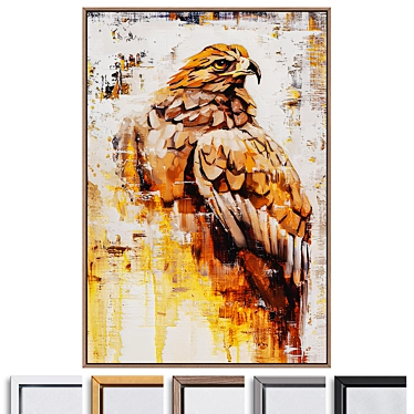 Modern Wall Art Frames Set 3D model image 1 