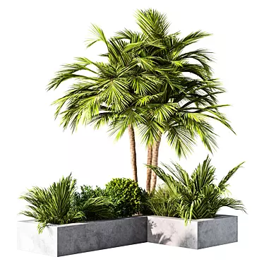 Outdoor Greenery Set - XL 3D model image 1 