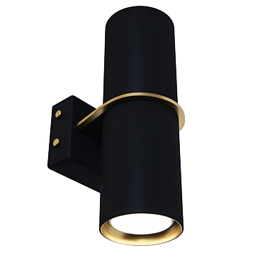 Elegant Wall Sconce Light Fixture 3D model image 1 