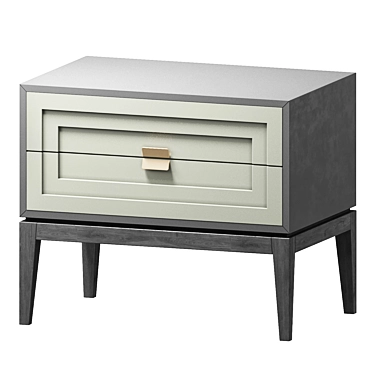 Stylish BUFFALO Nightstand 3D model image 1 