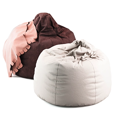 MAGNUM Beanbag in Timeless Design 3D model image 1 