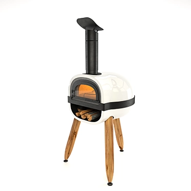 Alfred French Outdoor Wood-Fired Oven 3D model image 1 