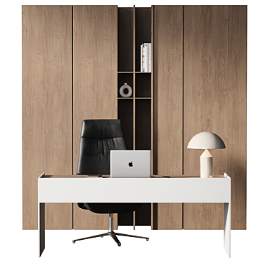 Modern Office Furniture Set 2014 3D model image 1 