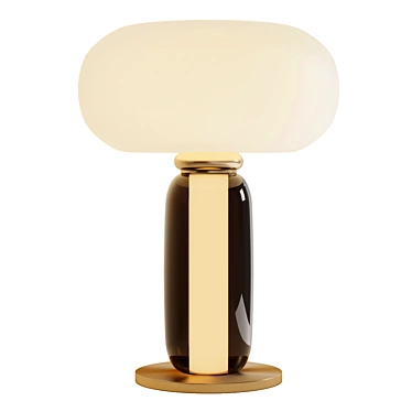 Sleek Black Table Lamp 3D model image 1 