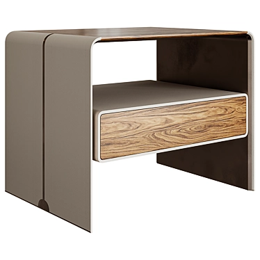 LaLume Bedside Table: Elegant Design 3D model image 1 