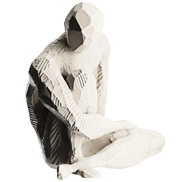 Modern Abstract Human Sculpture 3D model image 1 