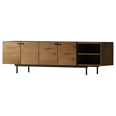 Modern Modern Skult 3 TV Stand 3D model image 1 