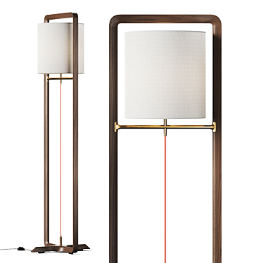 Roberto Lazzeroni Fidelio Floor Lamp 3D model image 1 