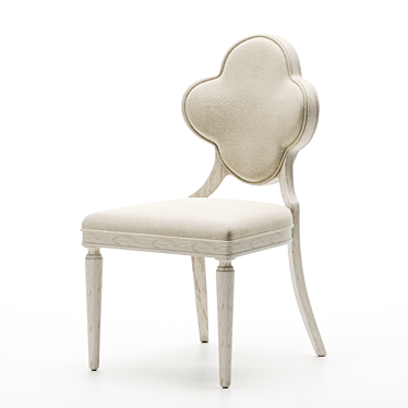 Elegant Chloe Side Chair 3D model image 1 