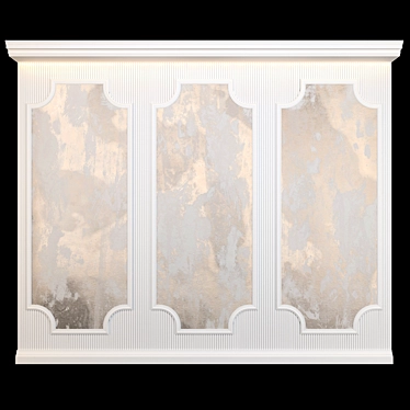 Luxury Wall Plaster 4K Texture 3D model image 1 