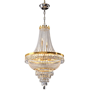 French Crystal Chandelier by kangten 3D model image 1 