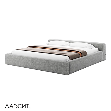 Luxury Minimalist Bed Casper 3D model image 1 