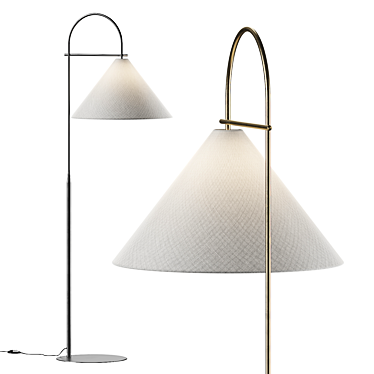 Modular Design Arlo Floor Lamp 3D model image 1 