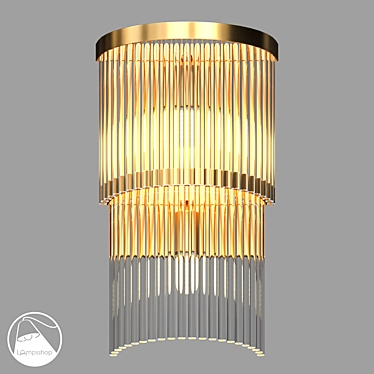 Crystal Sconce B Type 26x46cm 3D model image 1 